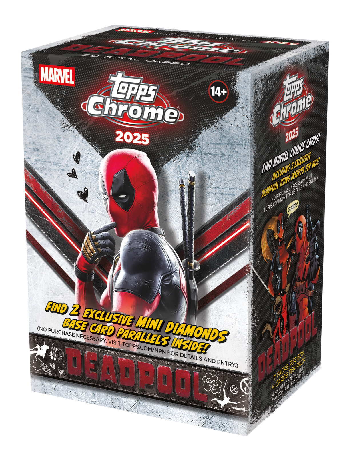 2025 Topps Chrome Deadpool Blaster Box