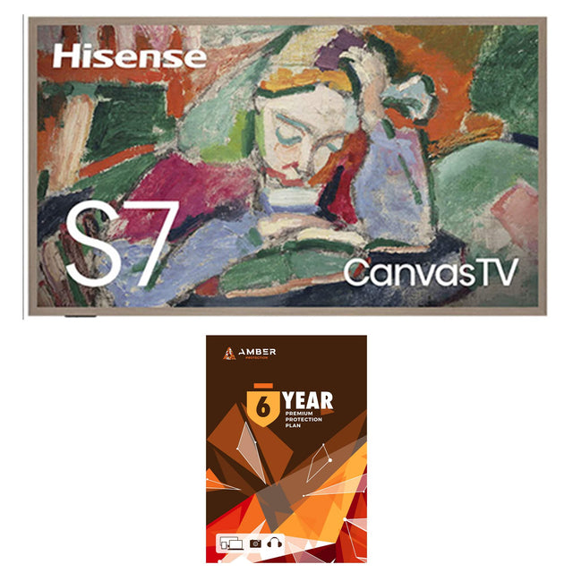 Hisense S7 Canvas TV  
AMBER PROTECTION  
6 YEAR PREMIUM PROTECTION PLAN