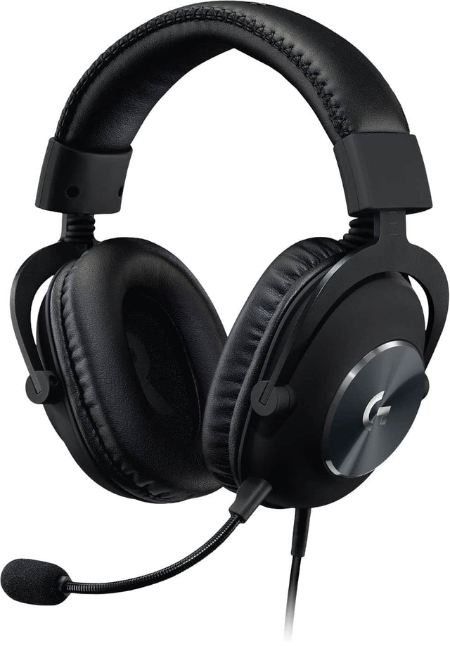 Front. Logitech - PRO X Wired Over-the-Ear Gaming Headset (2nd Generation):X 7.1 for PC,Xbox One,Xbox Series X|S,PS5,PS4, Nintendo Switch - Black.