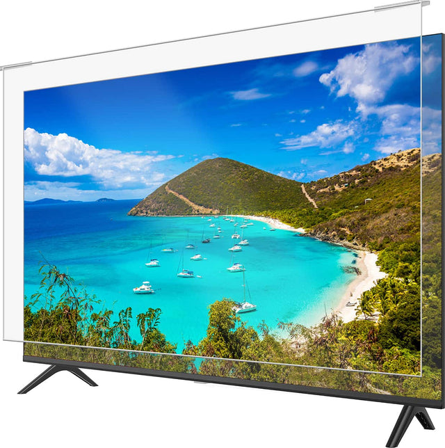 Left. SaharaCase - ZeroDamage 77" TV Screen Protector - Clear.