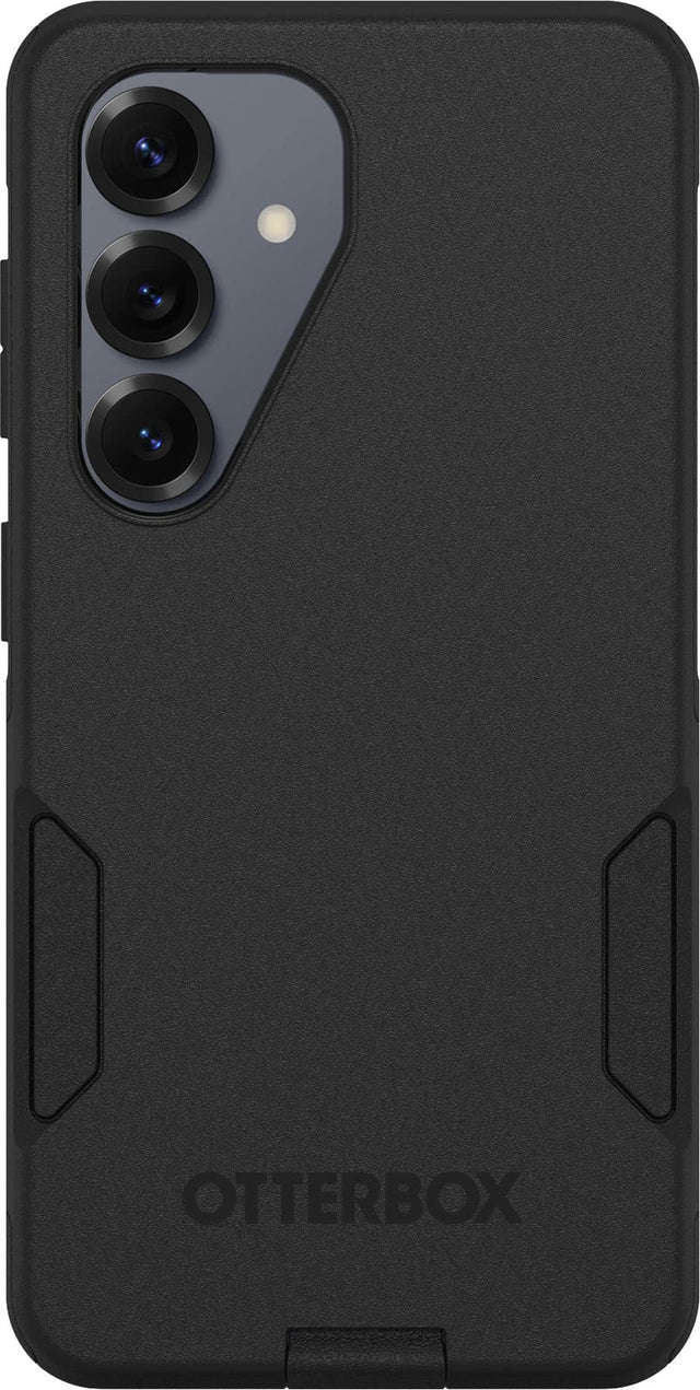 Front. OtterBox - Commuter Series Hard Shell for Samsung Galaxy S26 - Black.