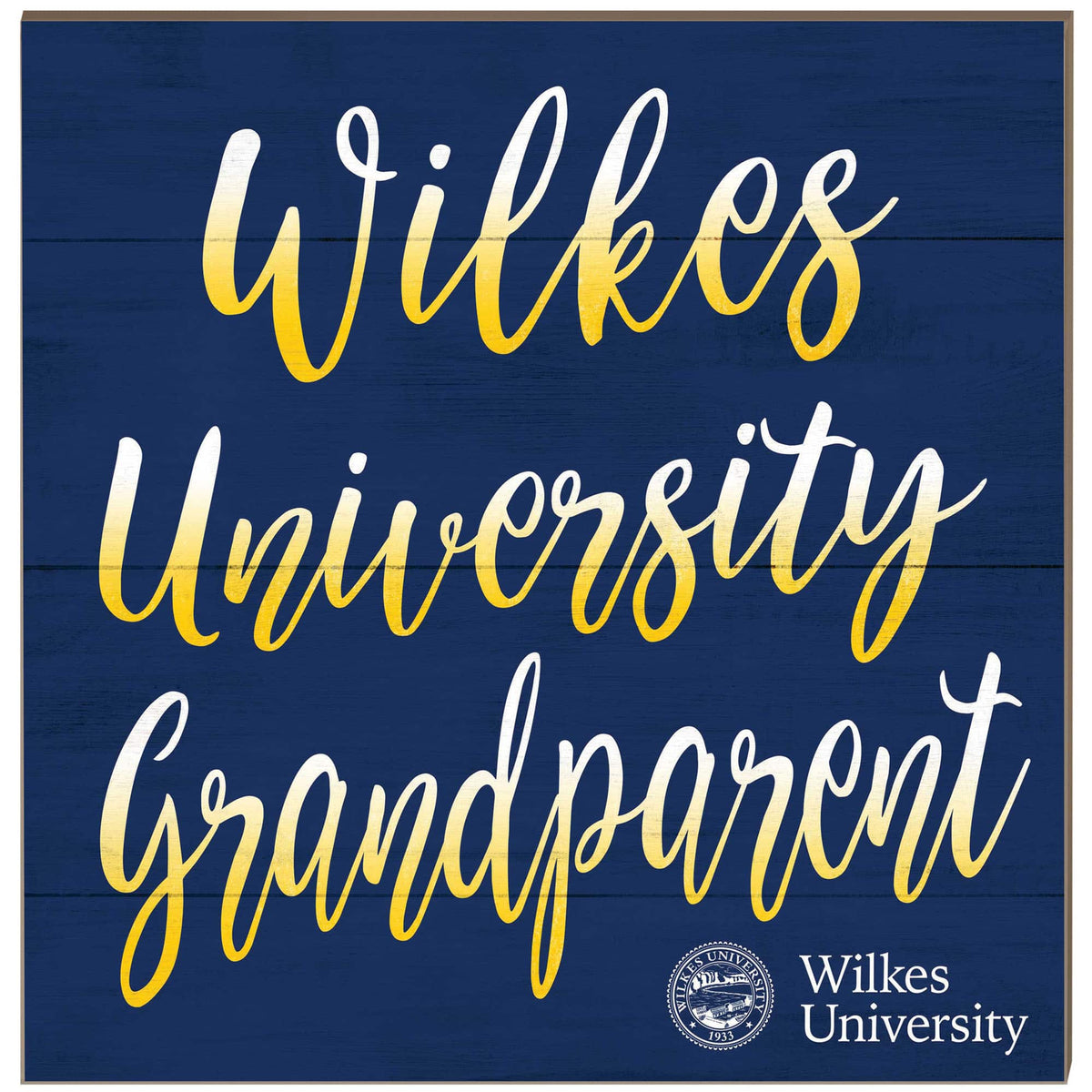Jardine - Wilkes Colonels 10'' x 10'' Grandparent Plaque - Navy