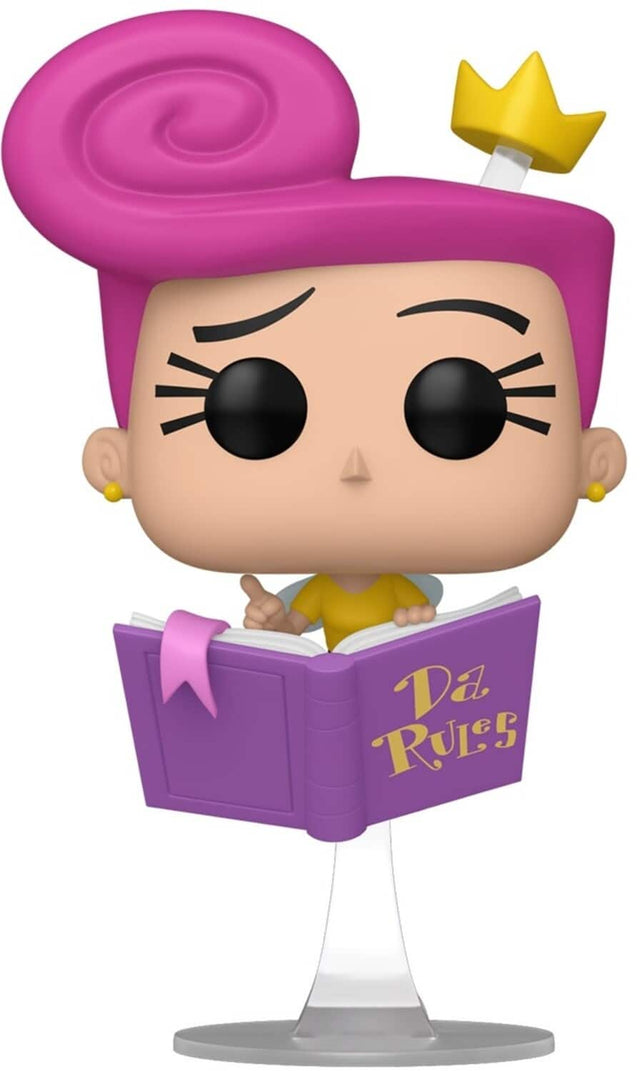 Front. Funko - Funko POP! Animation: Fairly Odd Parents - Wanda with Da Rules   - COLLECTIBLES - Multicolor.