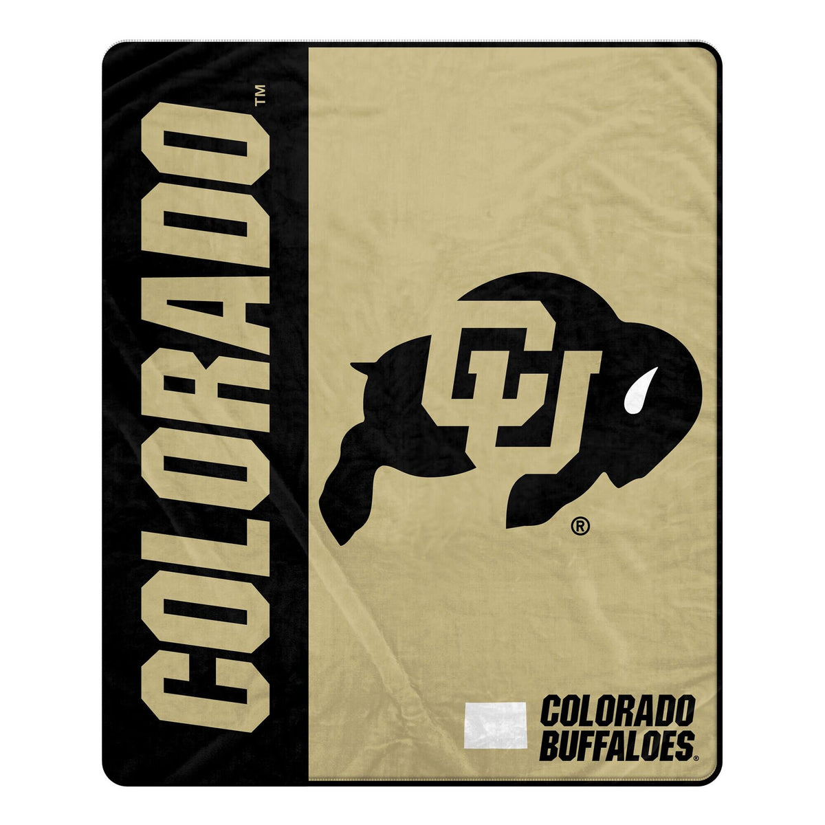 Pegasus - Colorado Buffaloes 50" x 60" Endzone Ultra Soft Throw Blanket - Multicolor