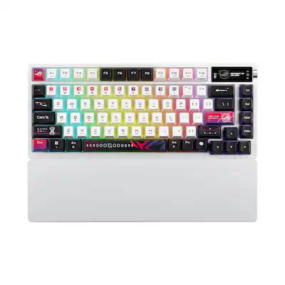 ASUS - ROG Azoth X 75% Wireless Mechanical RGB Gaming Keyboard with Hot-Swappable ROG NX Snow Switches