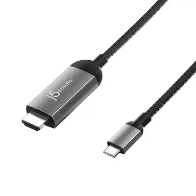 j5create - USB-C to 4K HDMI Male End 6 ft. Extender Cable