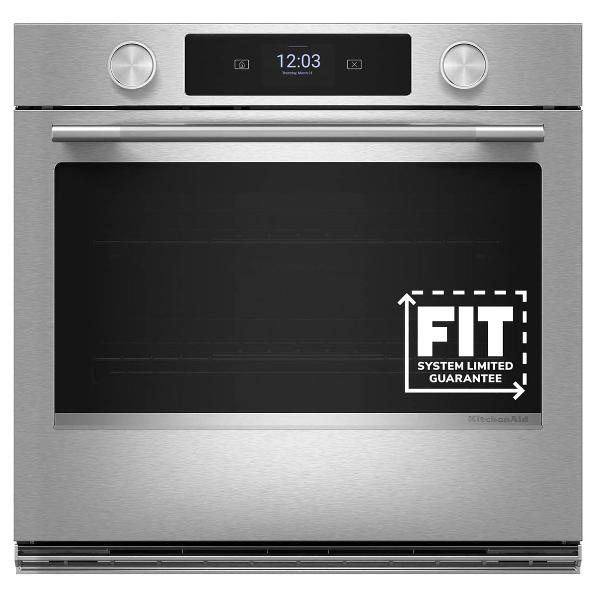 KitchenAid - 30 inch Smart Built-In Single Electric Wall Oven with Intelligent Cooking Camera - Stainless Steel