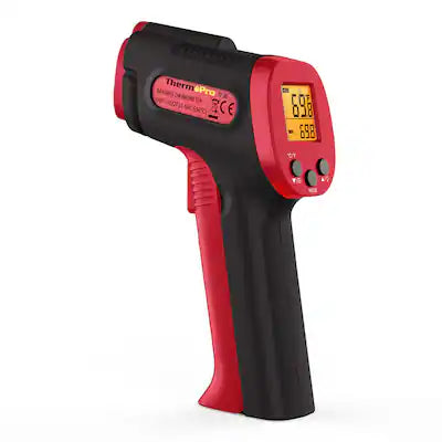 ThermoPro - TP30W Digital Infrared Thermometer Gun – Non-Contact Laser for Oven, Grill, Pool, Construction & More