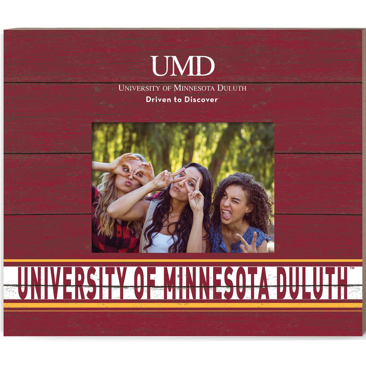 Jardine - Minnesota Duluth Bulldogs 11'' x 13'' Team Spirit Scholastic Picture Frame - Maroon
