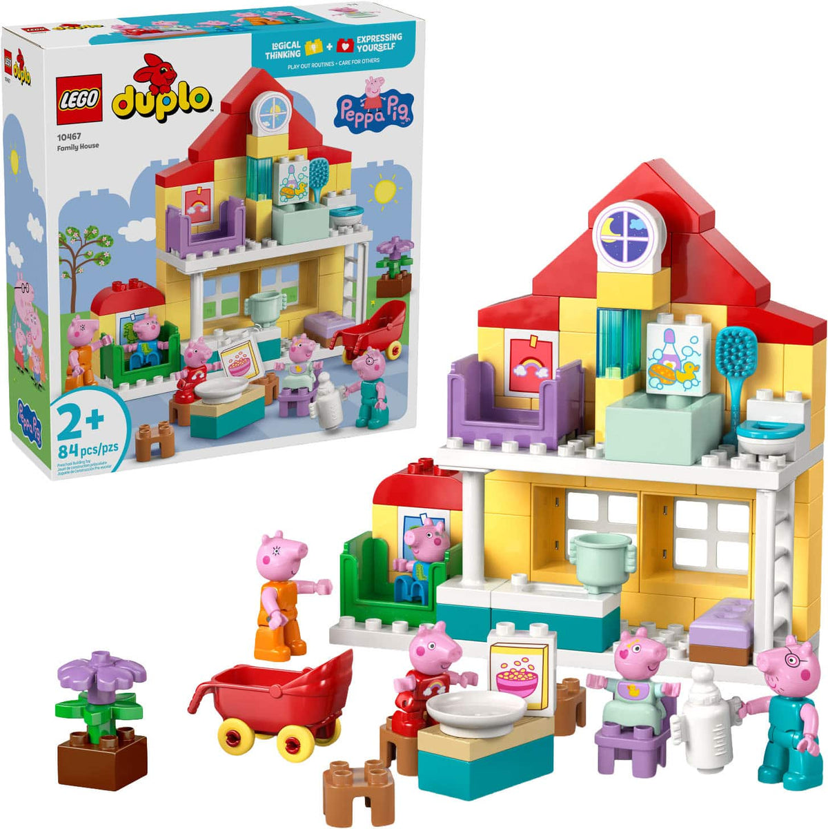 LEGO - DUPLO Peppa Pig Family House Building Toy 10467