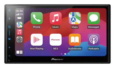 Pioneer - DMH-W3000NEX 6.8" Mechless Car Stereo - Wireless CarPlay, Android Auto & L-Shape Chassis