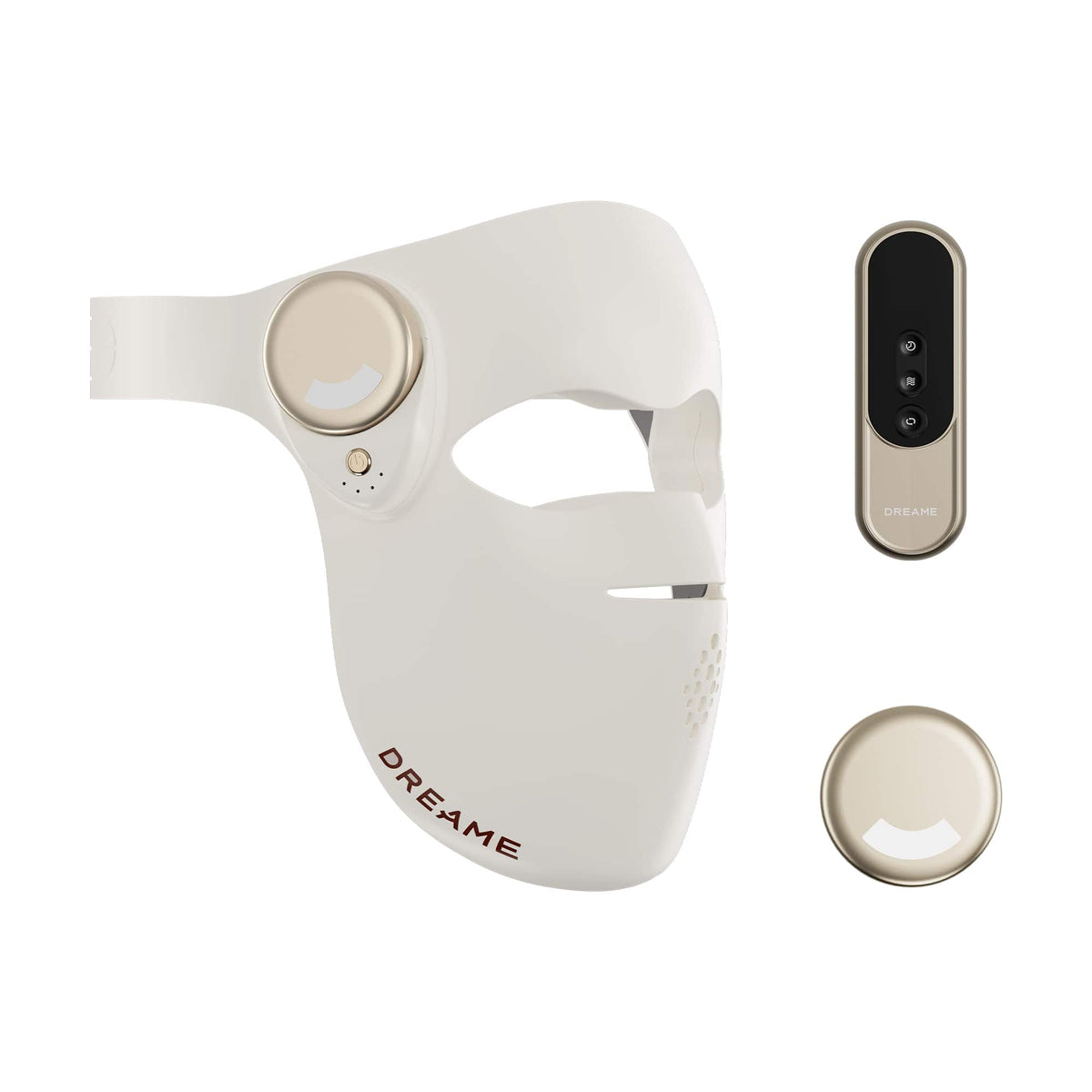 Dreame - Chrona Photon Skincare Mask | 4+1 Synergistic Lights |10min Session | 3D Ergonomic Fit | Hands-Free Use - White