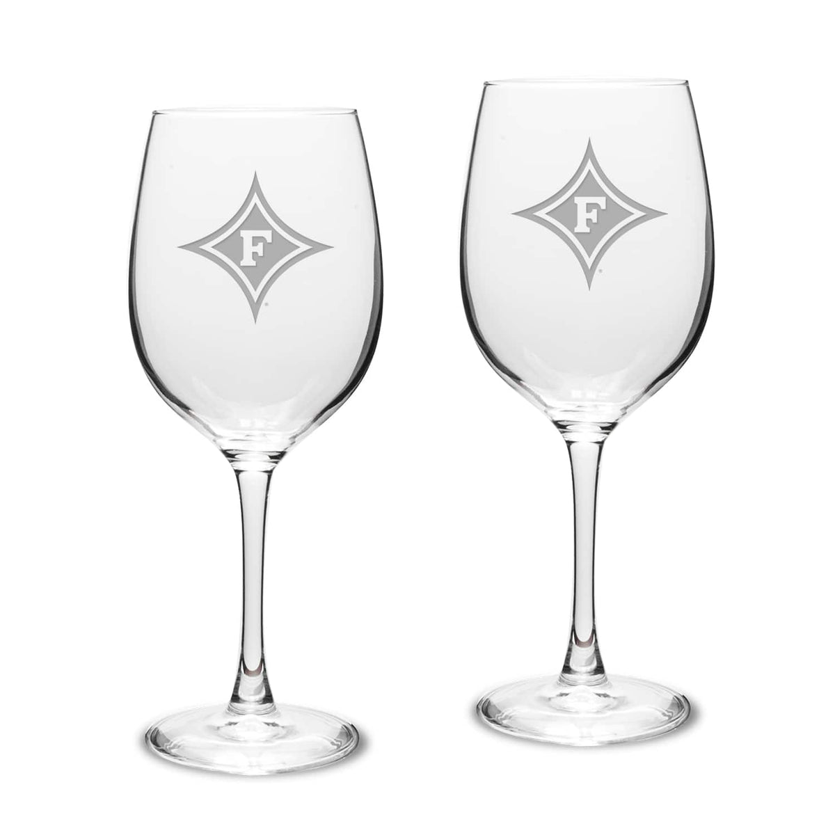 Jardine - Furman Paladins 16oz. 2-Piece Traditional White Wine Glass Set - Multicolor
