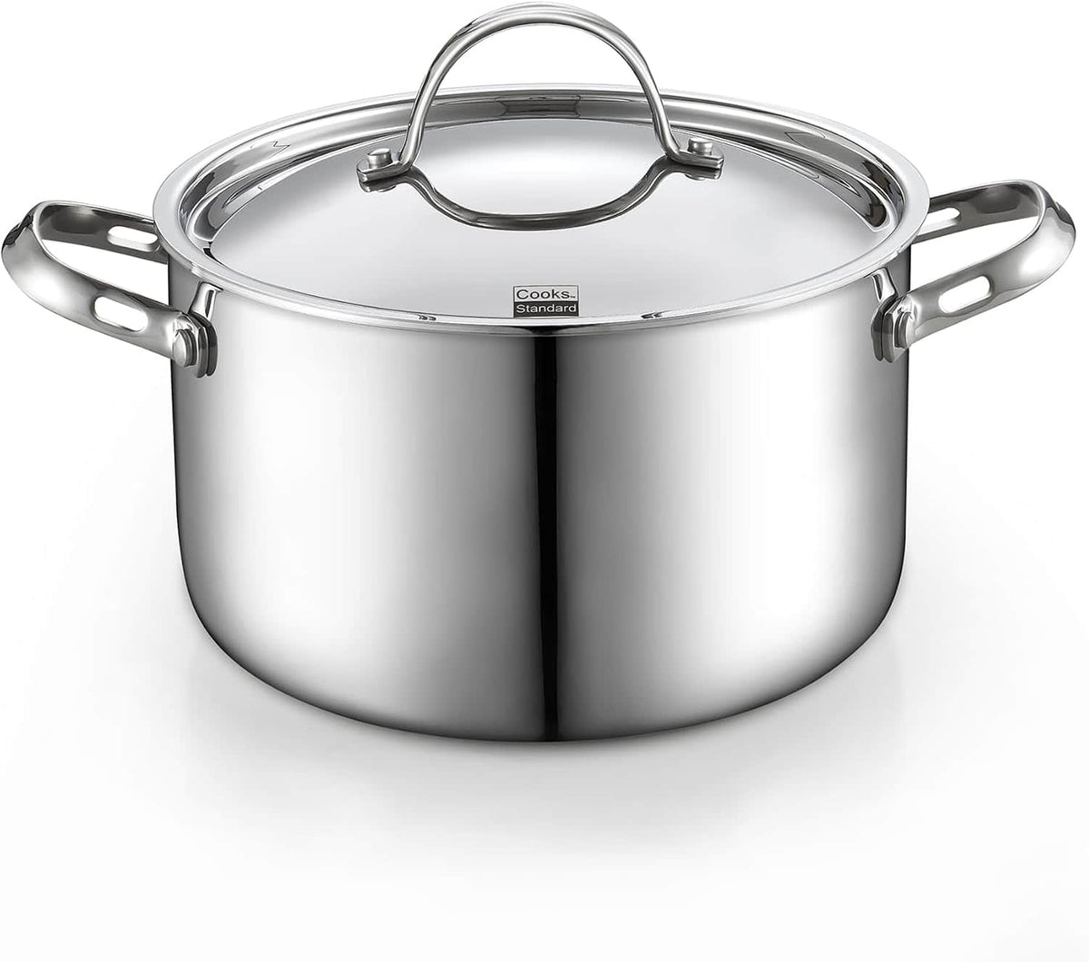 Cooks Standard - Multi-Ply Clad Stock Pot,4 Quart - Stainless Steel