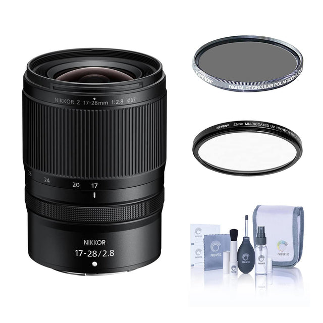 NIKKOR Z 17-28mm 1:2.8 67

TIFFEN'
USA DIGITAL HT CIRCULAR POLARIZER
82mm MULTICOATED TIPFENO VU PROTECTION

28
24
20
17

NIKKOR 17-28/2.8

PRO OPTIC
PRO OPTIC
PRO OPTIC

edins

580.06(12