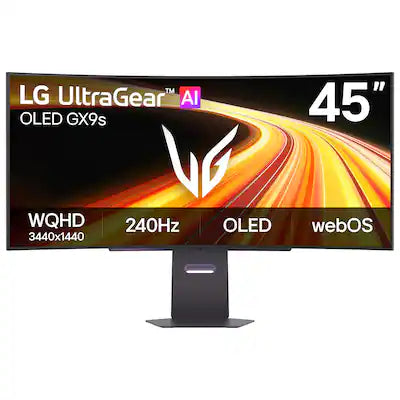 LG - UltraGear 45" WQHD OLED 240Hz 0.03ms G-SYNC FreeSync Premium Pro Gaming Monitor with DisplayHDR400 TRUE