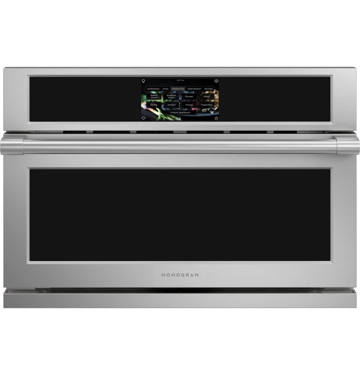 Monogram - 1.7 Cu. Ft. Convection Built-In Microwave with Sensor Cooking and Five in One 120V Advantium Technology - Stainless Steel