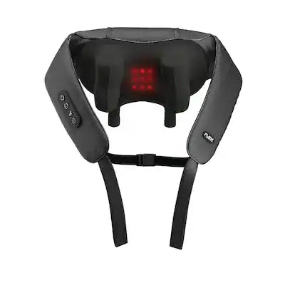 Tzumi - Flex Fitness ShiatsuPro Shiatsu Back and Neck Massager, Cordless Heated Neck and Shoulder Massager