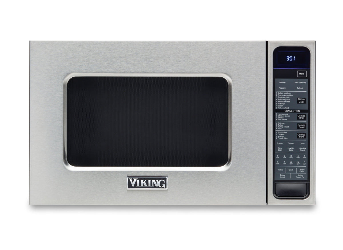 Viking - Pro5S 1.5 Cu. Ft. Built-In Convection Microwave with Sensor Cooking - Stainless Steel