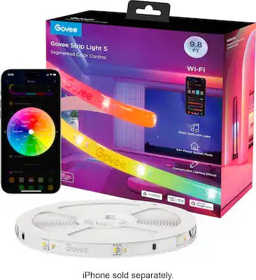 Govee - 9.8ft Wi-Fi RGBICW LED Strip Light