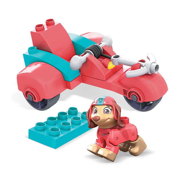 Front. Fisher Price - PAW Patrol MEGA Bloks Liberty's City Scooter Toy Building Set - Red.