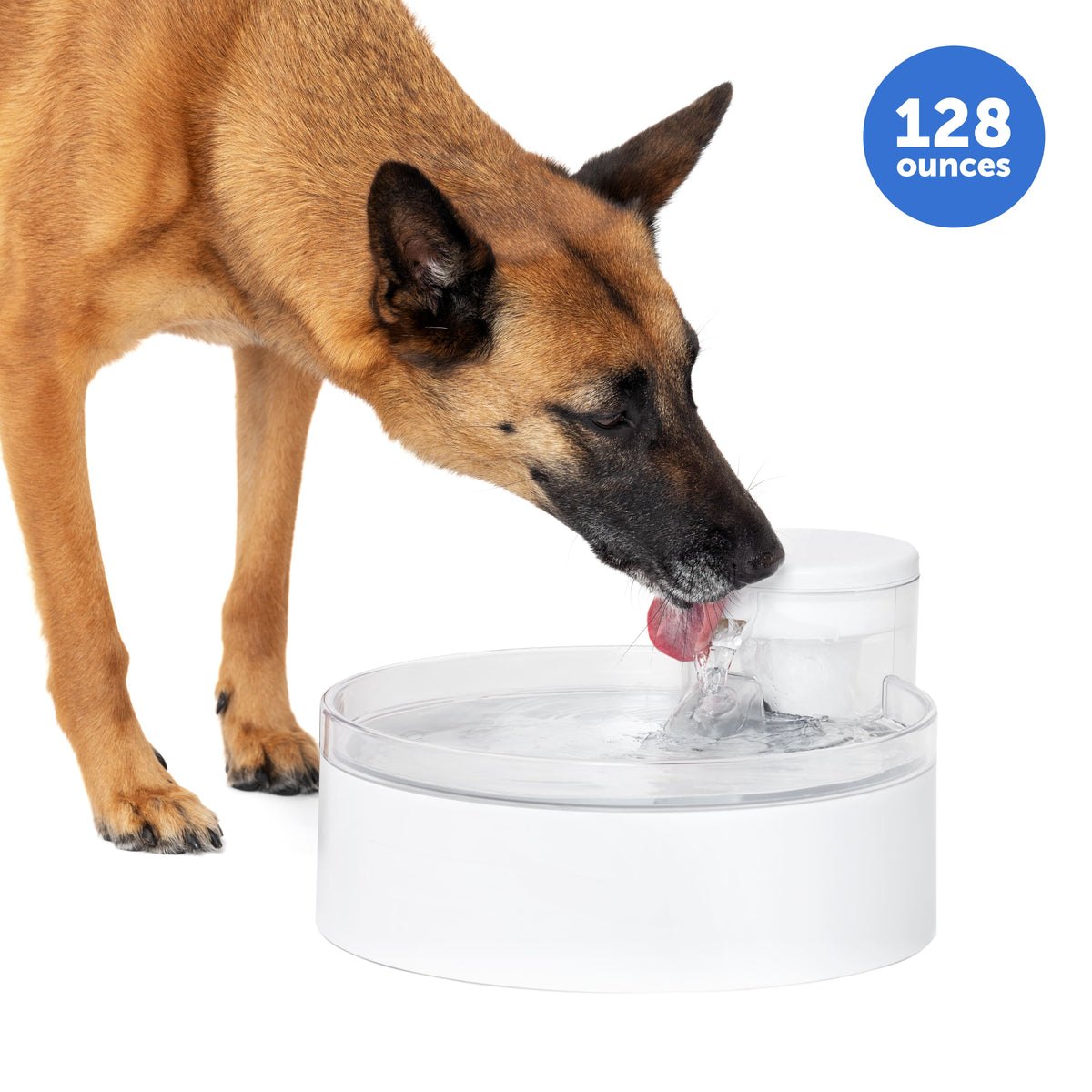 PetSafe - Outlast 128 oz Pumpless Pet Fountain - White