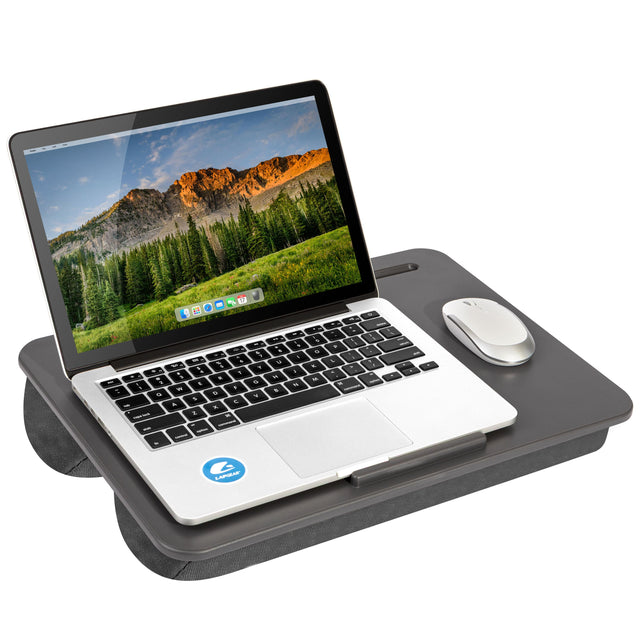 Front. LapGear - LAPGEAR Original Lap Desk - Charcoal.
