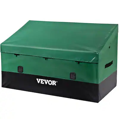 VEVOR - Outdoor Storage Box, 230 Gallon Waterproof PE Tarpaulin Deck Box with Galvanized Frame,All-Weather Protection & Portable