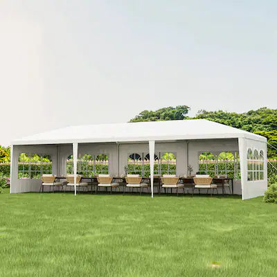 Costway - 10'x30' Outdoor Party Wedding Tent Canopy Heavy duty Gazebo