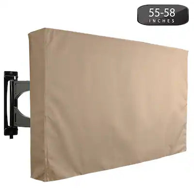 KHOMO GEAR - Outdoor TV Cover for 55" to 58" Inch TV – Weatherproof Protector for Flat Screen TVs