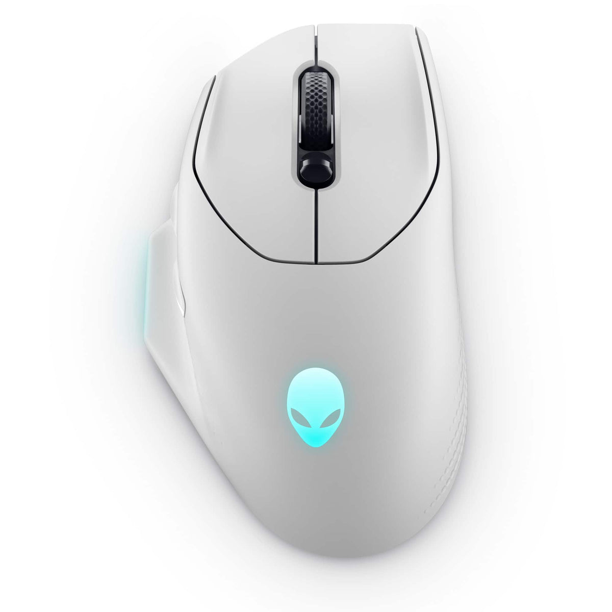 Alienware - AW620M Optical Gaming Mouse for PC with 7 Programmable Buttons - Wireless - Lunar Light