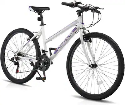 Winado - 26 Inch Mountain Bike, 7/21-Speed Adult Bicycle with Sturdy Steel Frame, Front Suspension,Excellent Twist Shifting