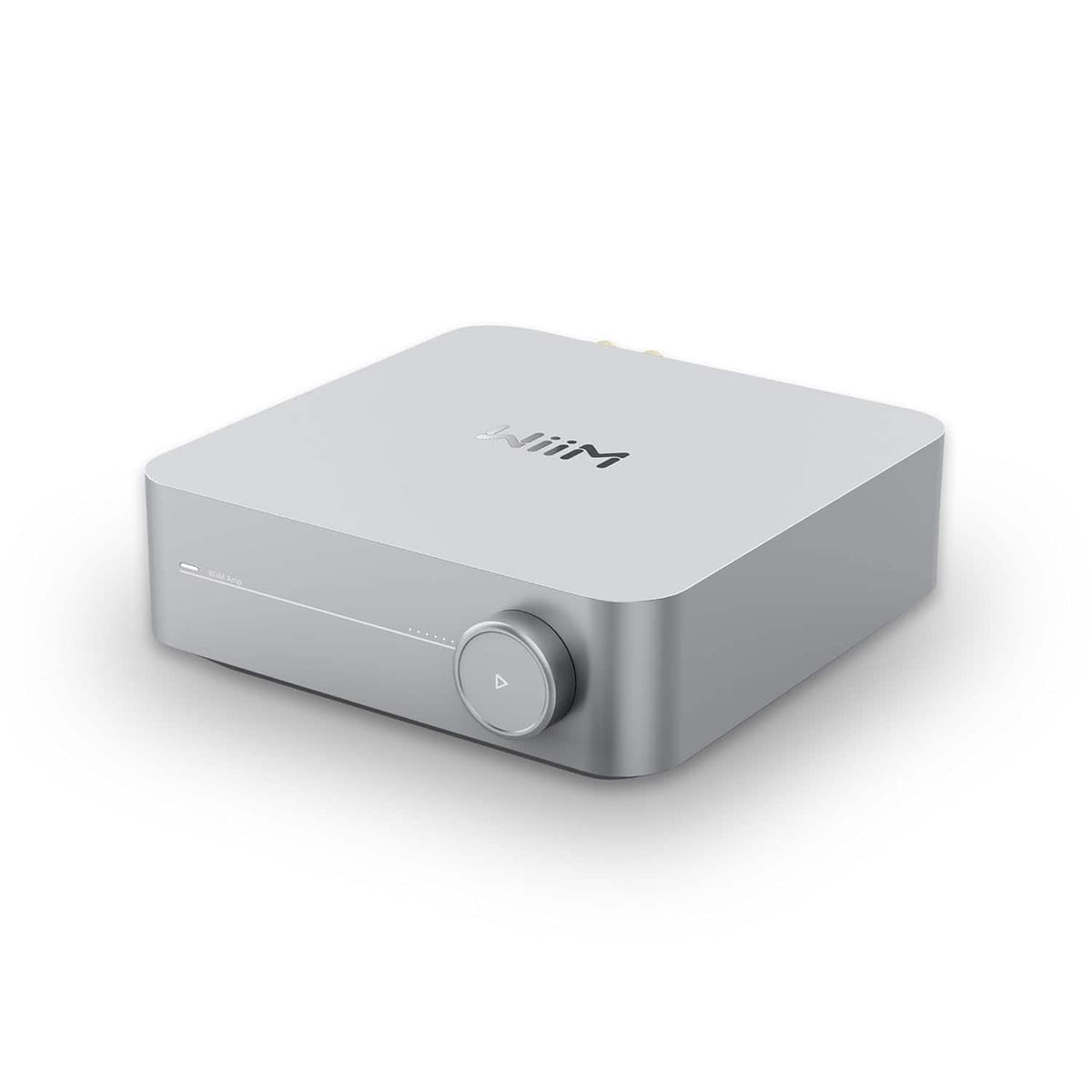 WiiM - Amp Multiroom Streaming Amplifier with AirPlay, Google Cast, Alexa, Voice Control, Silver