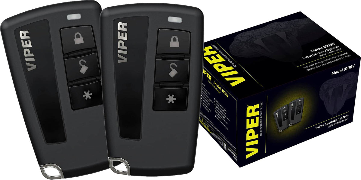 Viper - 1-Way Security System with Keyless Entry (Remote Start Not Included) - Installation Included