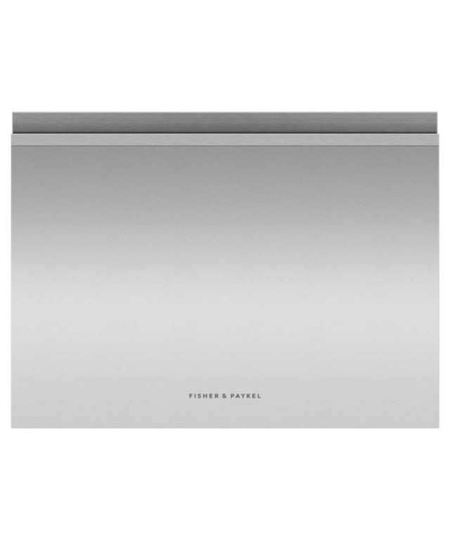 Front. Fisher & Paykel - Top Control Stainless Steel Built-in Single DishDrawer with 44 dBA - Stainless steel.