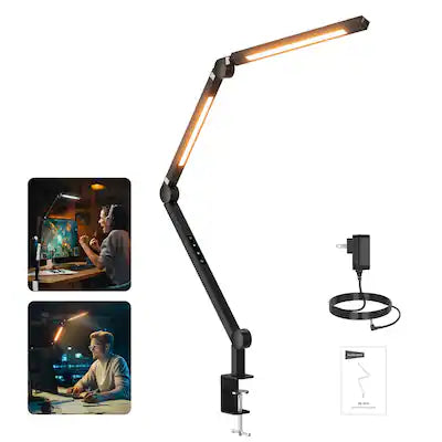 Neewer - Basics 42.5" Clip-On LED Architect Lamp, Dual Light Bars, CRI95+
