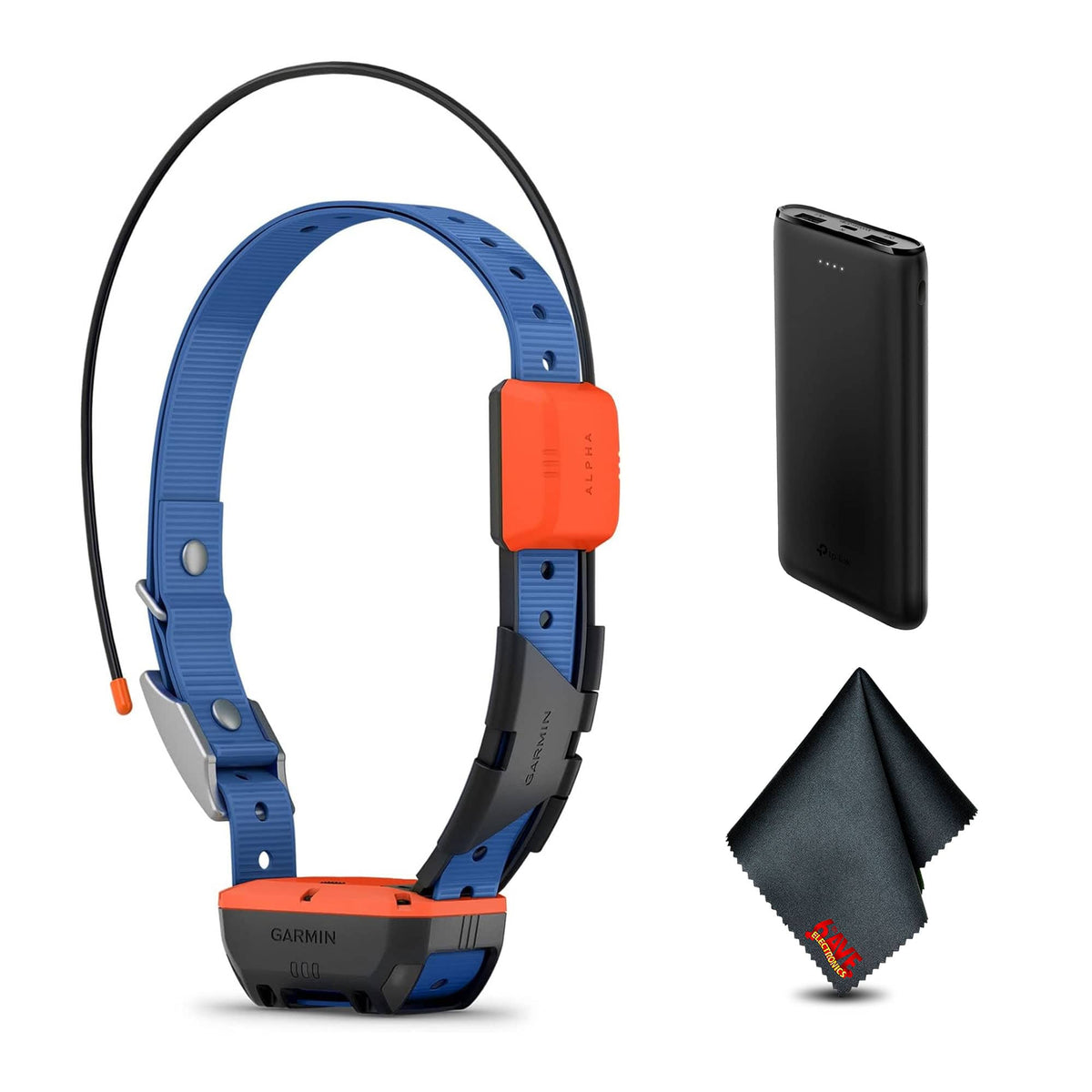 Garmin - Alpha T20 GPS Dog Tracking Collar Bundle with Charger - Black