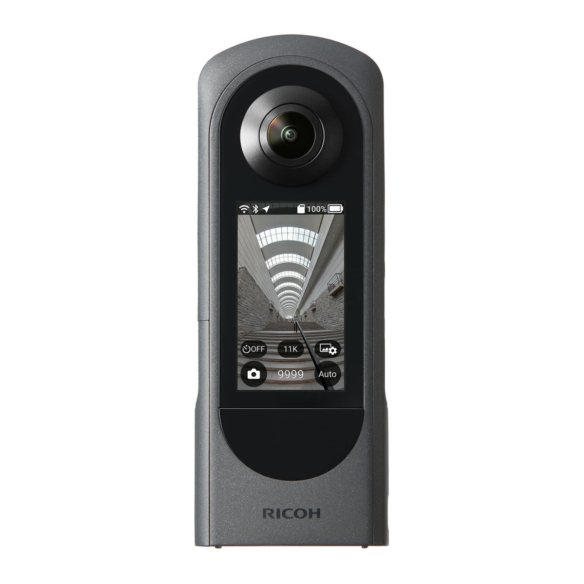 Ricoh - Theta X 360-Degree Camera with Lens Cap for Theta X and Photo Software