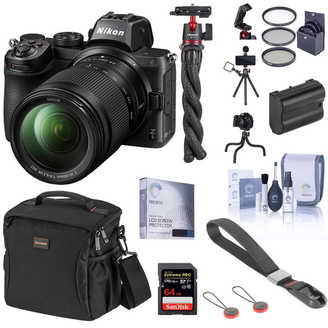 Nikon NIKKOR Z 24-200mm 1:4-6.3 PRO OPTIC PRO  
LCD SCREEN PROTECTOR  
Extreme PRO 170 HI  
64 GB SanDisk