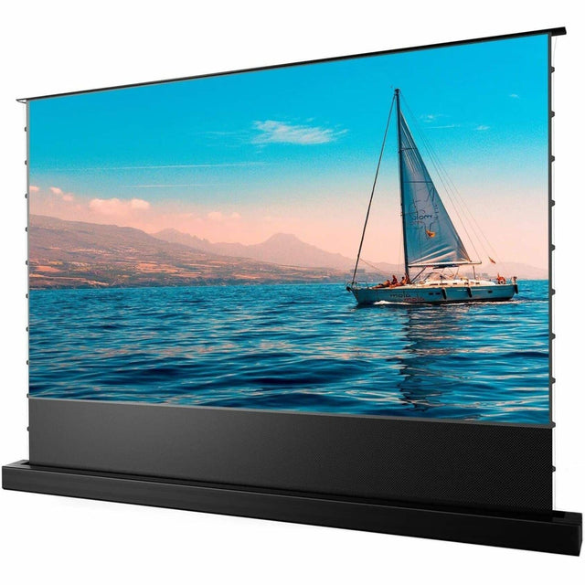 Front. AWOL Vision - ALR-F210C 100" Motorized Floor Rising ALR Ultra Short Throw Projector Screen, 4K/8K 3D - Black.