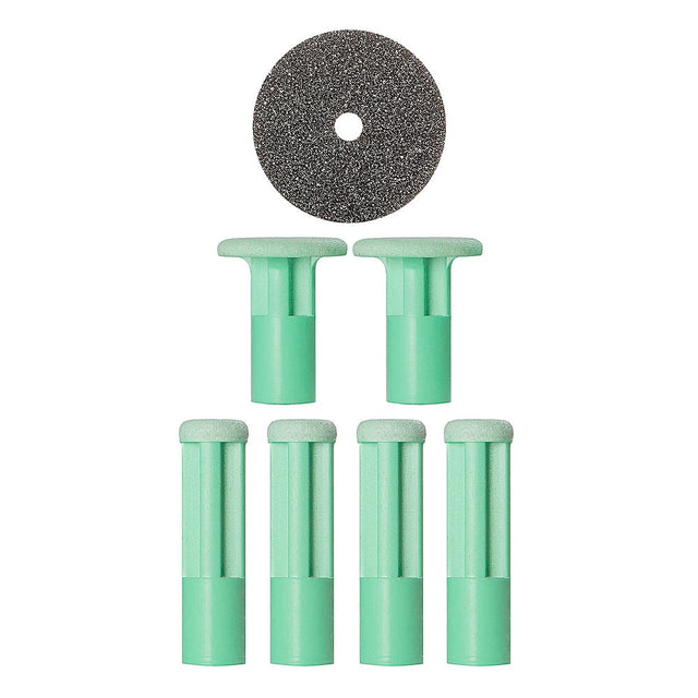 Angle. PMD Beauty - Replacement Discs - Green - Moderate.