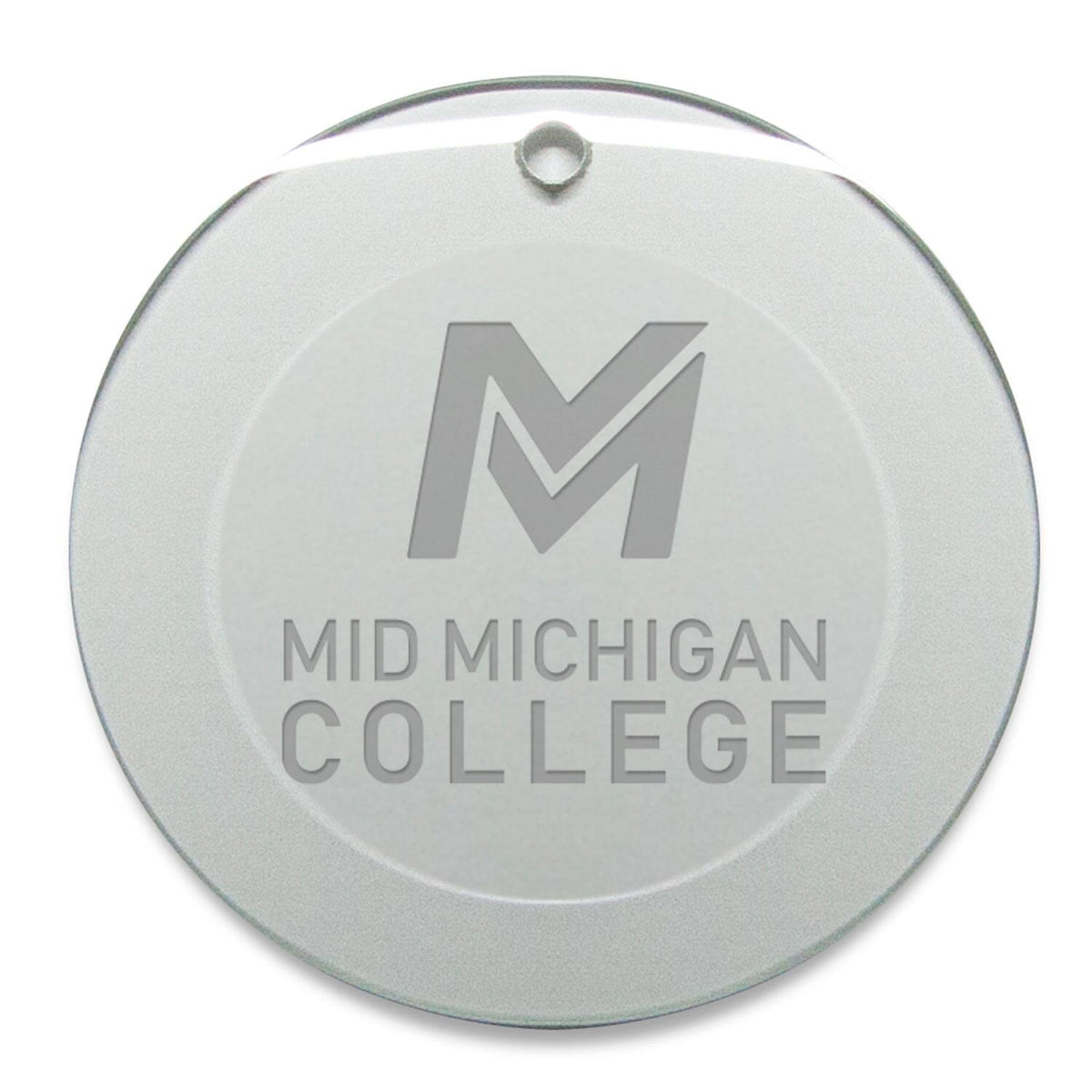 Jardine - Mid Michigan College 3'' Round Glass Ornament - Multicolor
