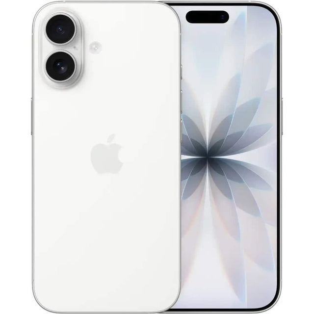 Front. Apple - iPhone 17 256GB 6.3" 5G Fully Unlocked, White - White.