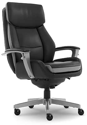 La-Z-Boy - Alton Ergonomic Bonded Leather Swivel Executive Chair, (51544) - Black