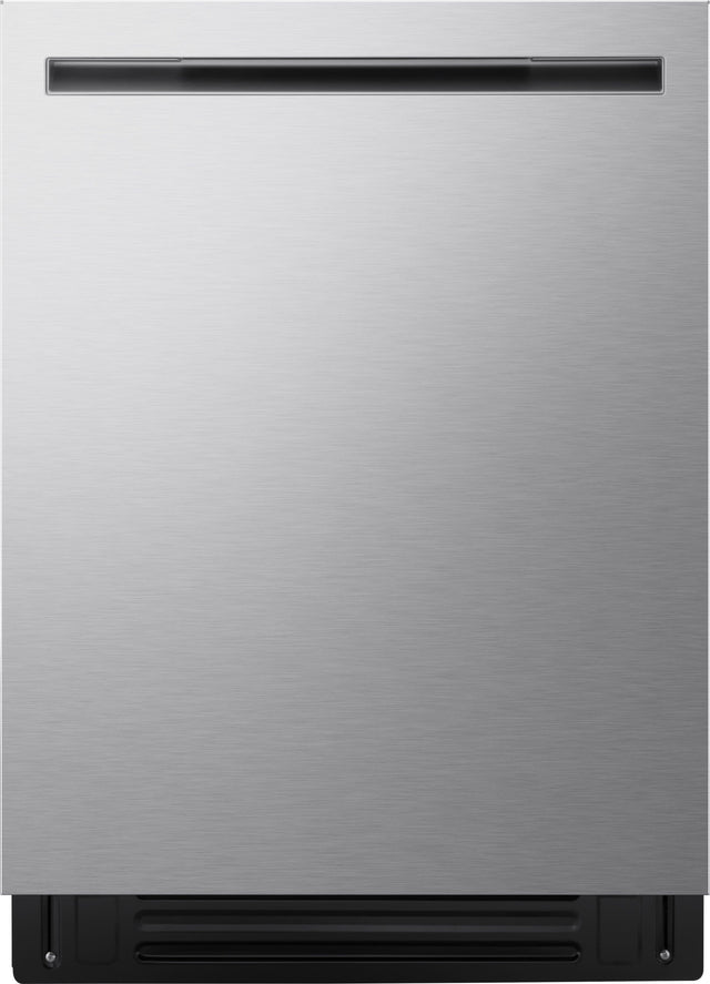Front. LG - FlushFit 24-in Top Control Smart Built-In Stainless Steel Tub Dishwasher with 3rd Rack, 1 Hour Wash and Dry, 42dBA - Stainless Steel.