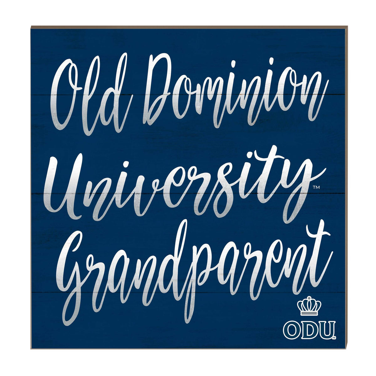 Jardine - Old Dominion Monarchs 10'' x 10'' Grandparent Plaque - Navy