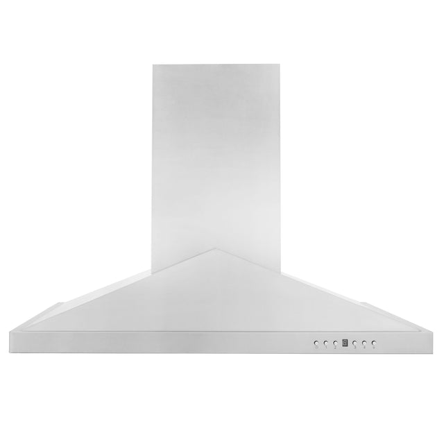 Front. ZLINE - 36 in. Island Mount Range Hood (GL1i-36) - Silver.