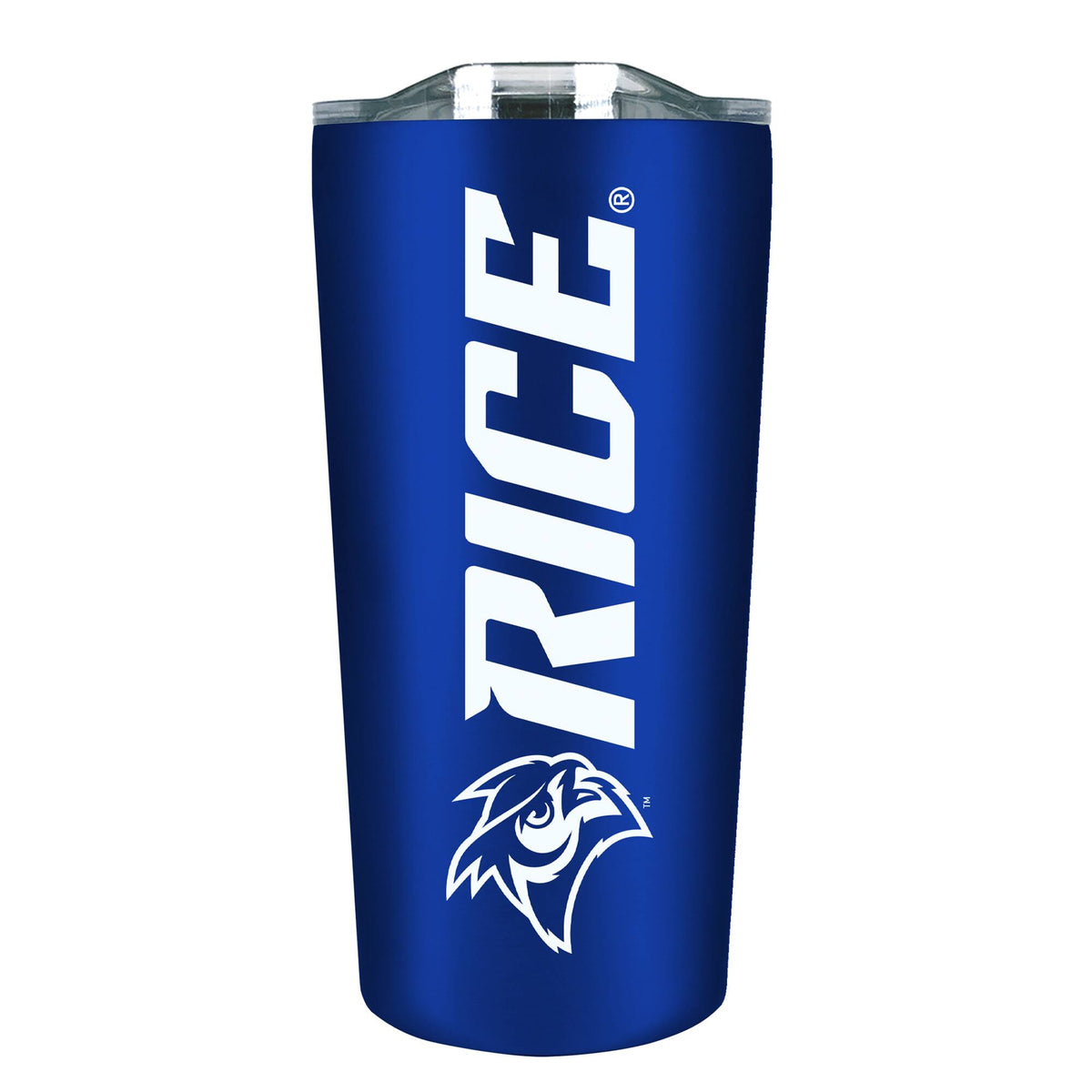 The Fanatic Group - Rice Owls 18oz. Stainless Steel Soft Touch Tumbler - Multicolor
