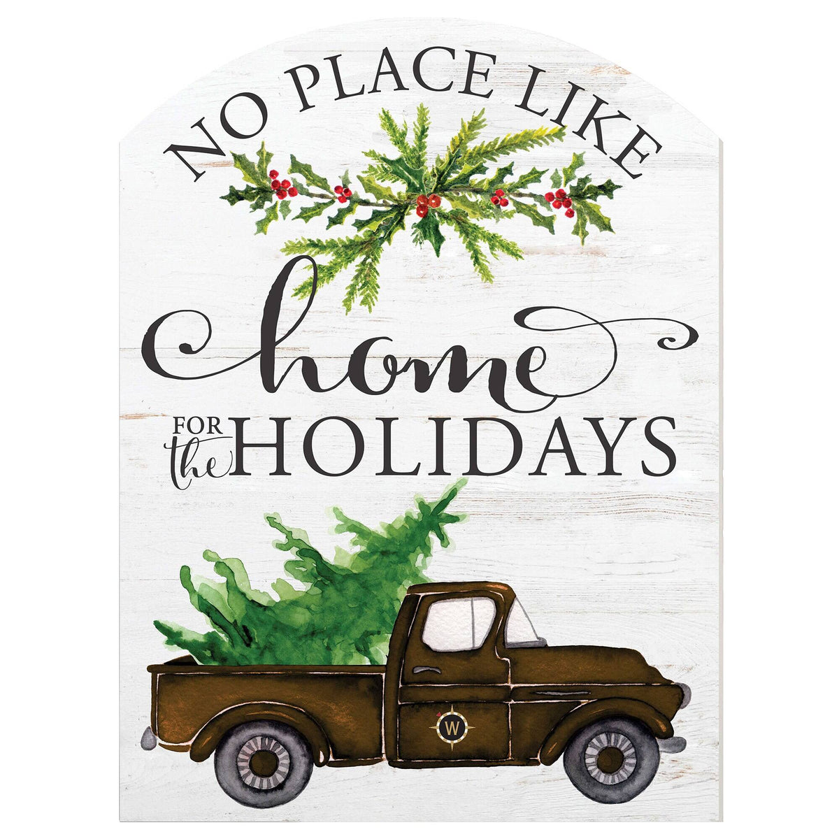 Jardine - Willamette Bearcats 16'' x 22'' Holiday Marquee Sign - White