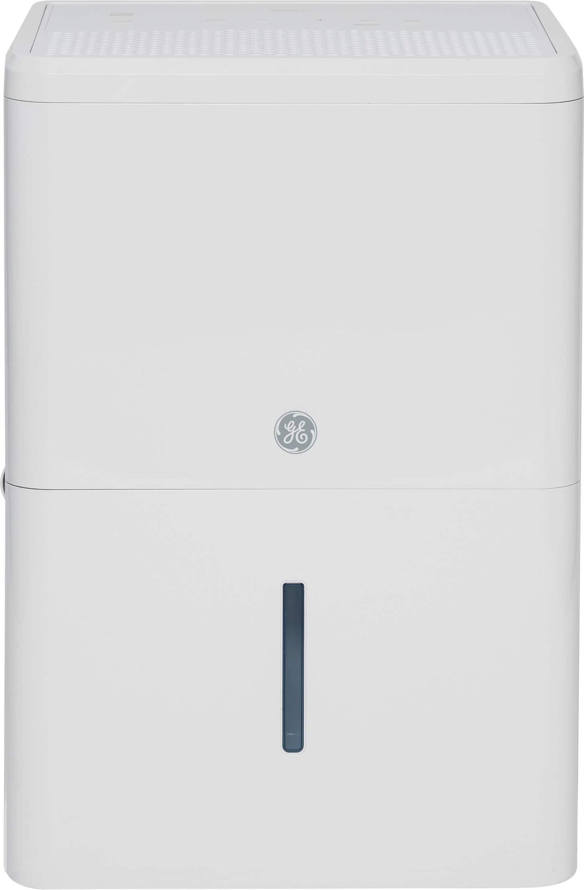 GE - 50-Pint Portable Dehumidifier with Built-In Pump and Smart Dry for Wet Spaces - White